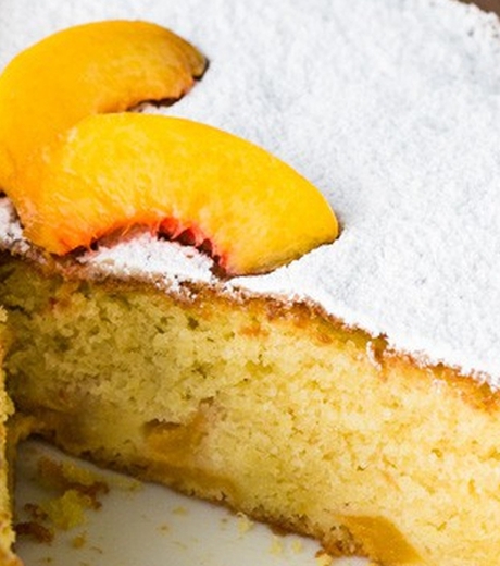 მარტივი, ნაზი, არომატული ატმის ნამცხვარი მეგობრების გასამასპინძებლად :)