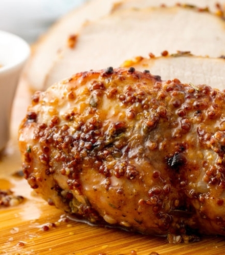 შეწვით ღორის სუკი გემრიელად – მარცვლოვანი მდოგვით, ნივრითა და სხვადასხვა სანელებლებით.